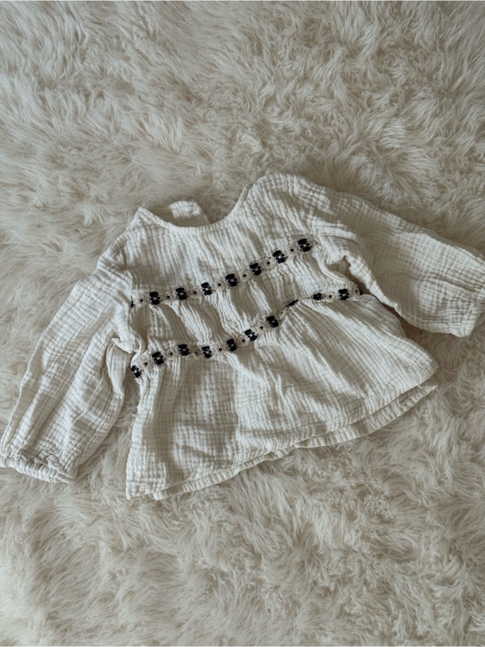 Zara Textured Floral Short Toddler Girl